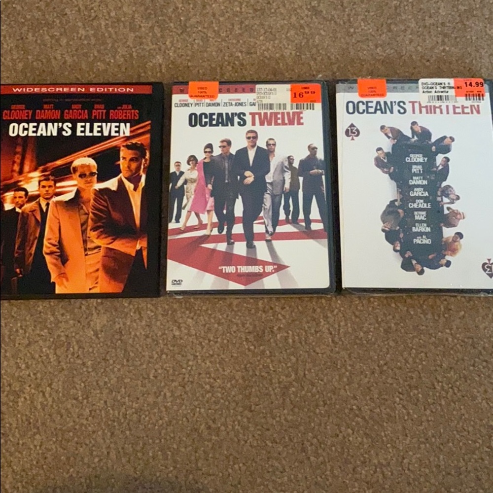 Ocean’s DVDs